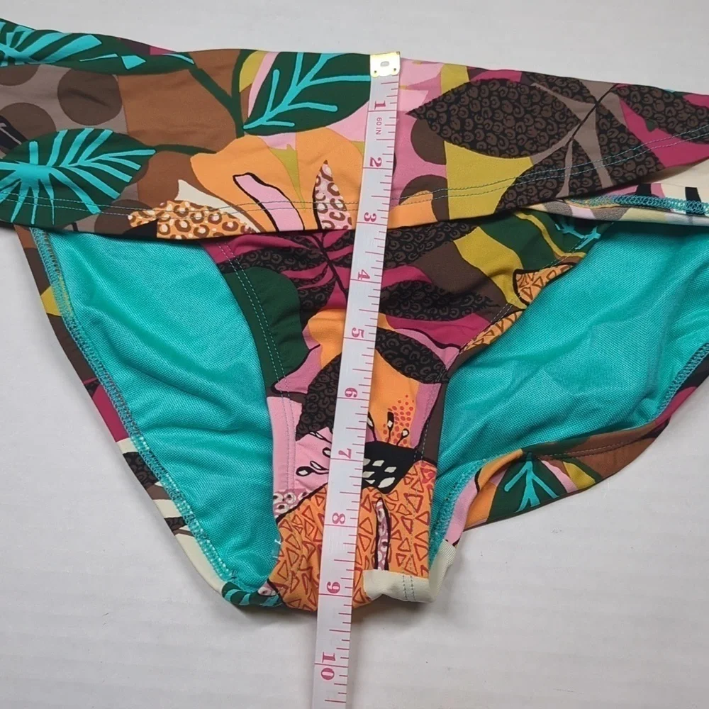 Bleu by Rod Beattie Women's Hipster Bikini Swim Bottom, Multi Floral, Size 6